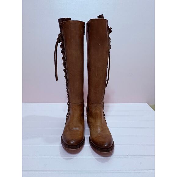 FREEBIRD BY STEVEN WYATT TALL BOOTS IN COGNAC SIZE 6 - Picture 8 of 11